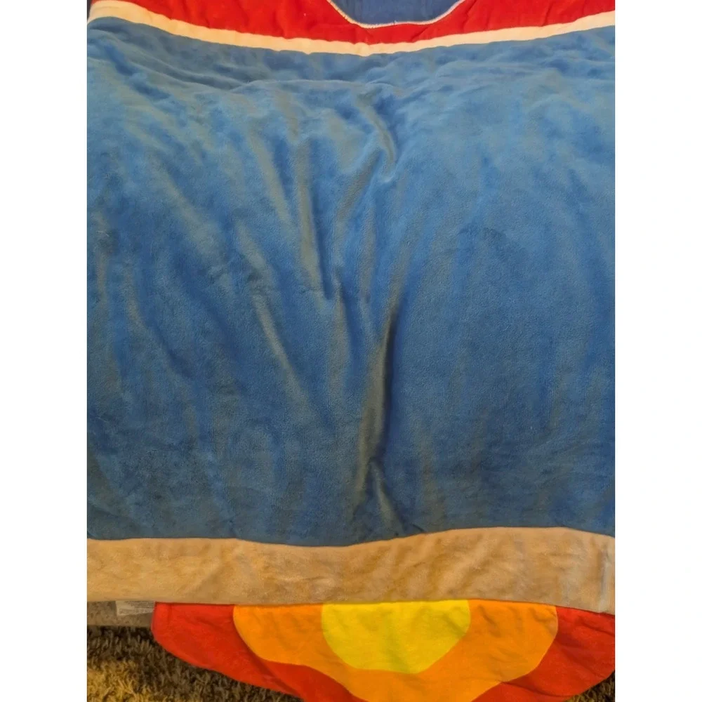 Bixbee Rocket Ship Sleeping Bag - Zipper Close - So Soft - Red,‎ White &Blue